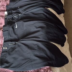 Nike Black Softball Pants with White Swoosh